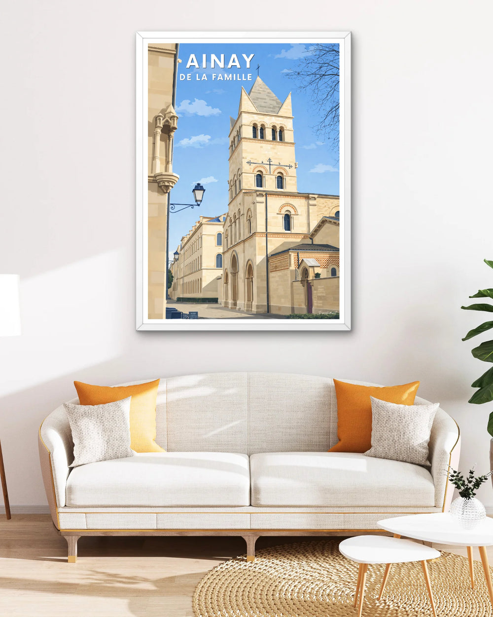 Affiche Lyon - Ainay de la famille