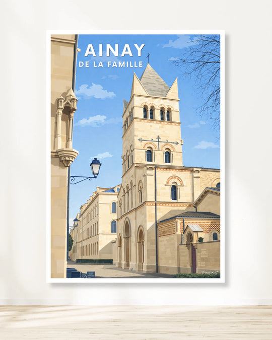 Affiche Lyon - Ainay de la famille