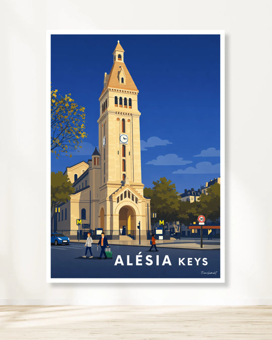 Affiche Paris - Alésia Keys