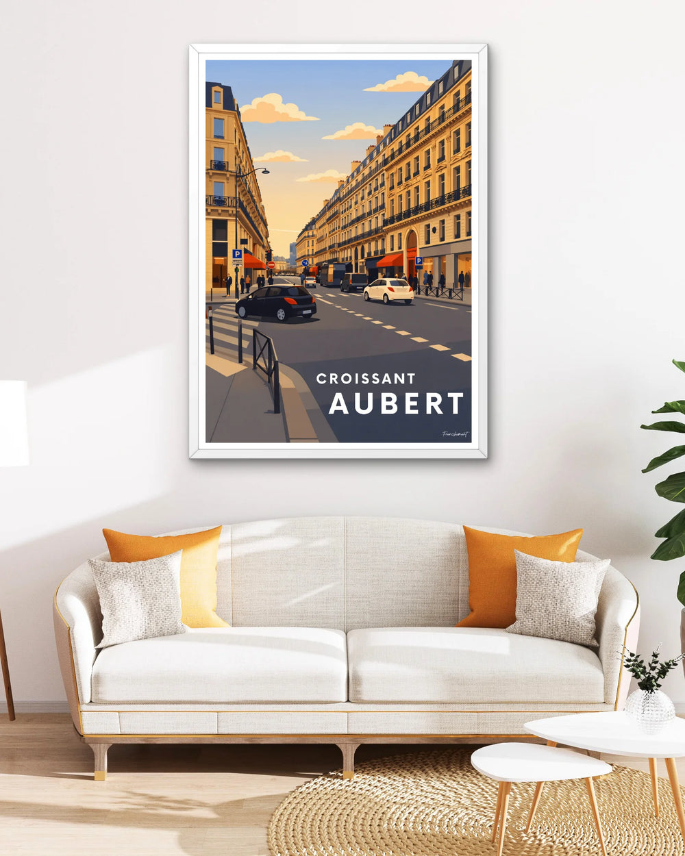 Affiche Paris - Croissant Auber