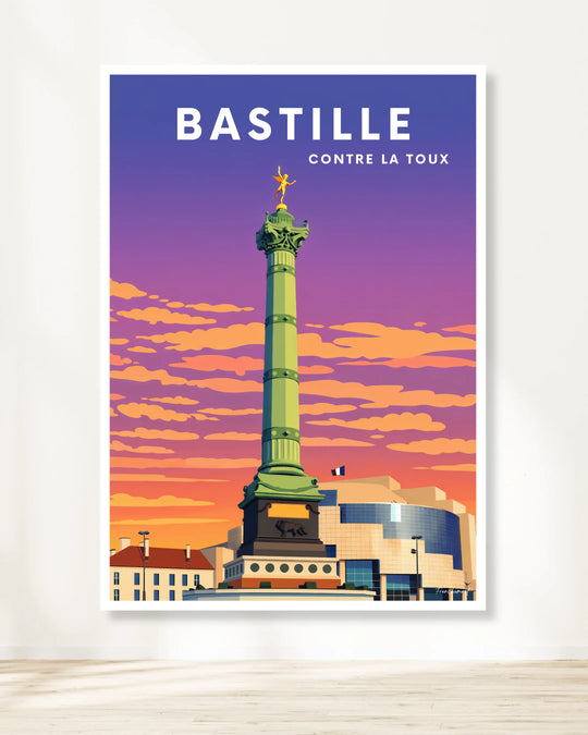 Affiche Paris - Bastille (contre la toux)
