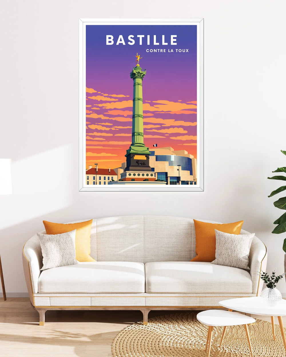 Affiche Paris - Bastille (contre la toux)