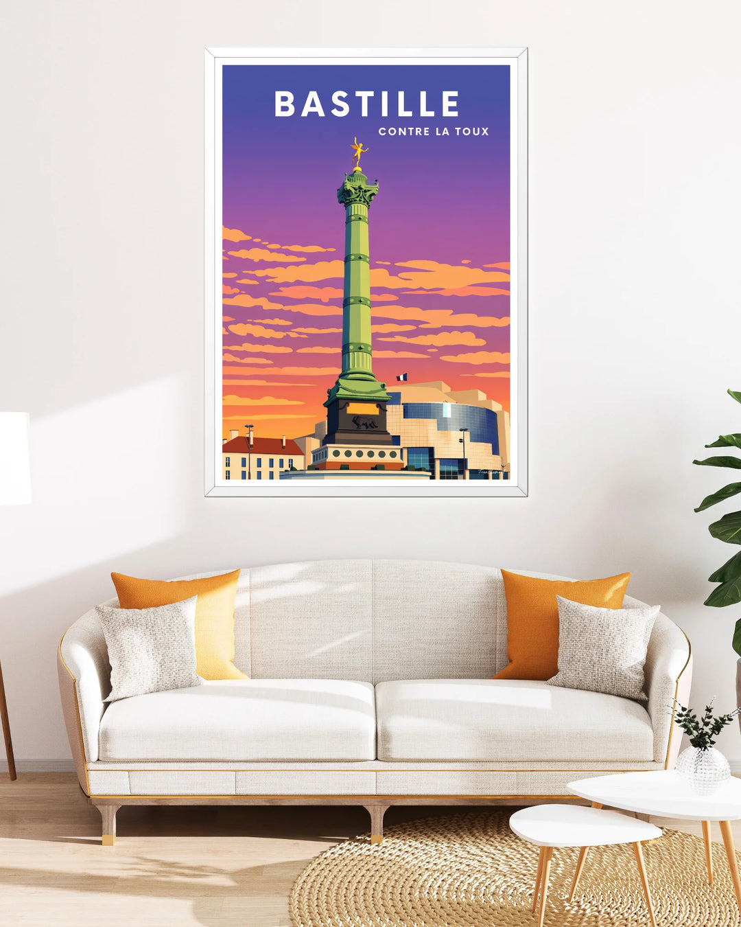 Affiche Paris - Bastille (contre la toux)