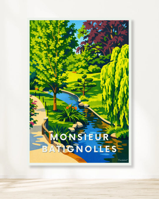 Affiche Paris - Monsieur Batignolles