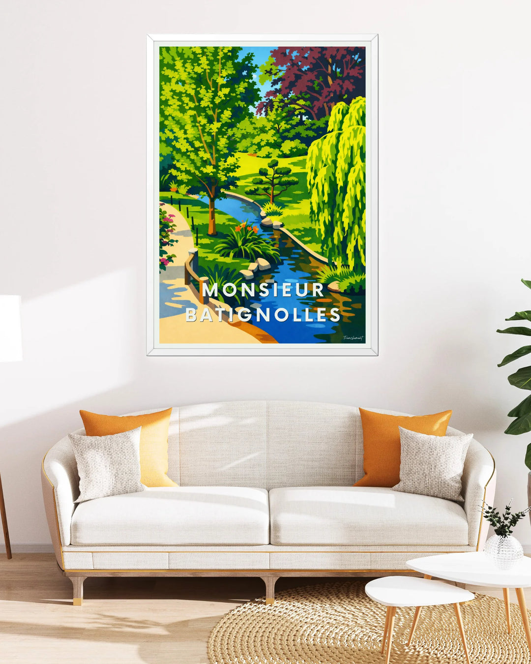 Affiche Paris - Monsieur Batignolles