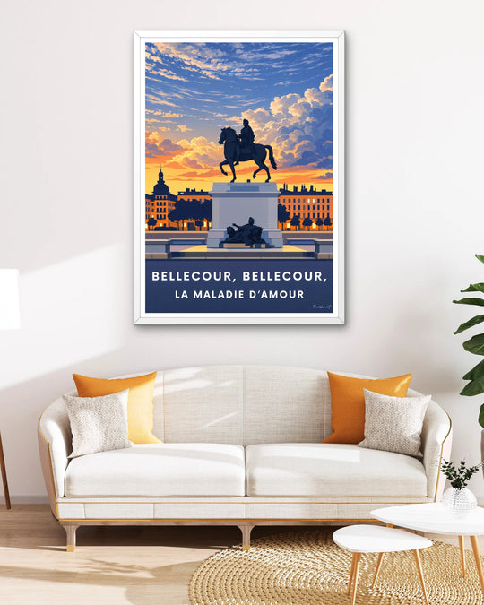 Affiche Lyon - Bellecour, Bellecour
