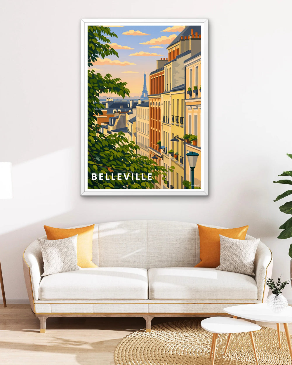 Affiche Paris - Belleville
