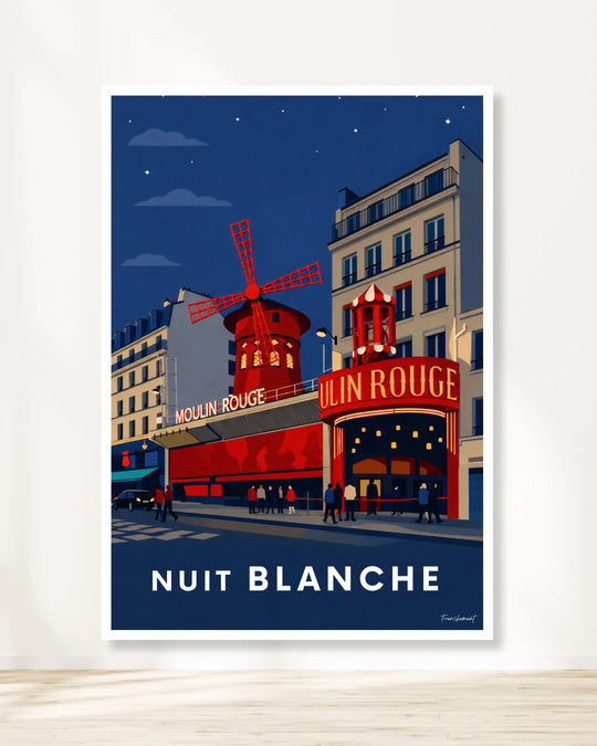 Affiche Paris - Nuit Blanche