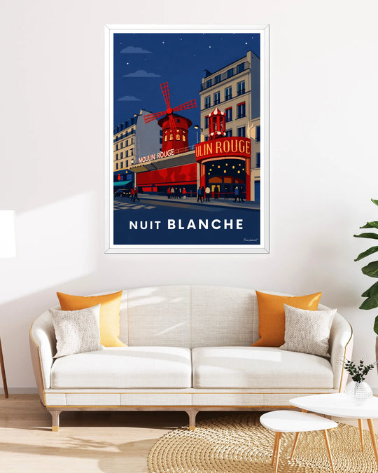 Affiche Paris - Nuit Blanche