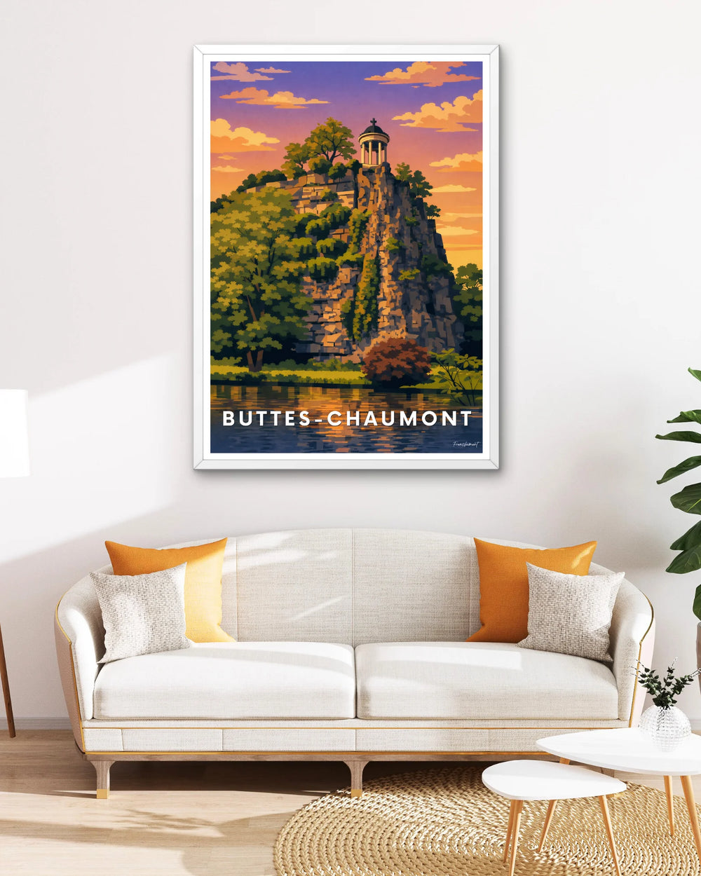 Affiche Paris - Buttes-Chaumont