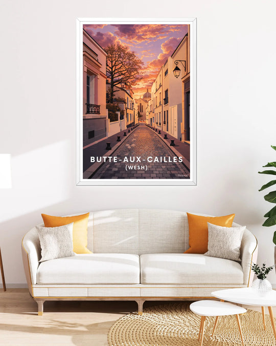 Affiche Paris - Butte-Aux-Cailles