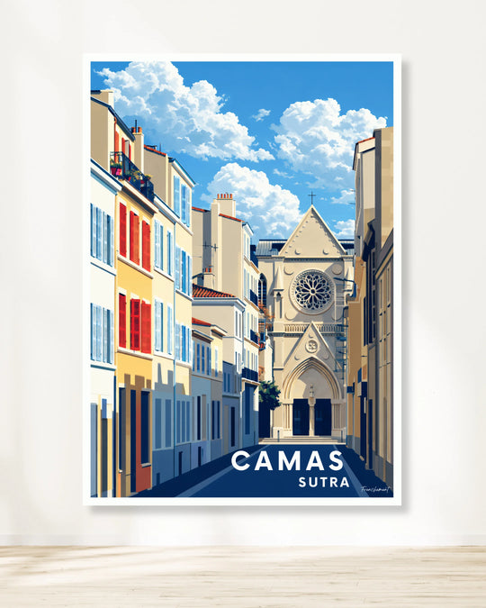 Affiche Marseille - Camas (sutra)