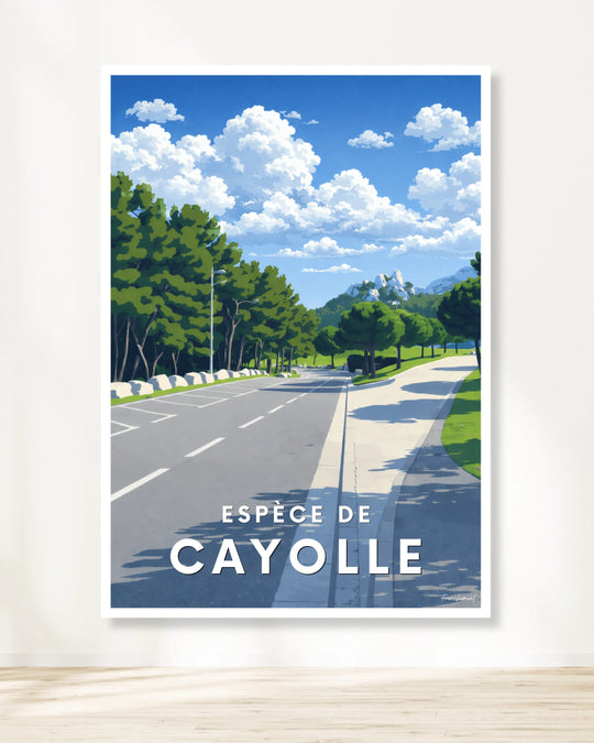 Affiche Marseille - Espèce de Cayolle