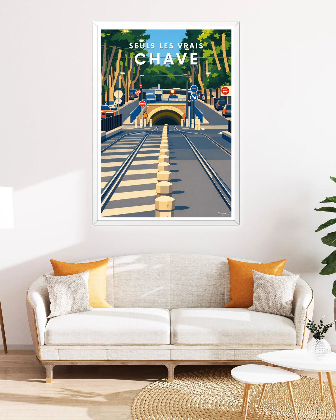 Affiche Marseille - Seuls les vrais Chave