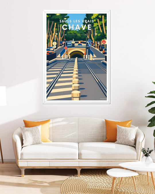 Affiche Marseille - Seuls les vrais Chave