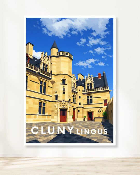 Affiche Paris - Cluny Lingus