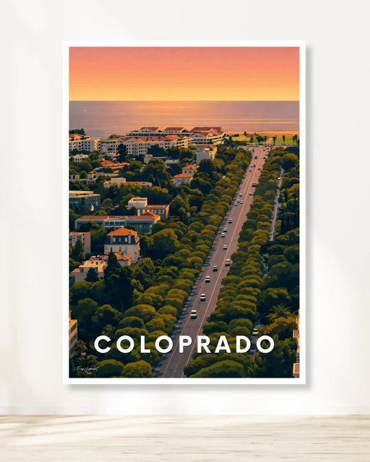 Affiche Marseille - Coloprado