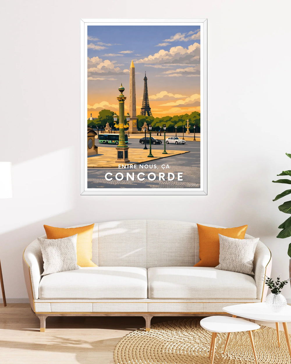 Affiche Paris - Entre nous, ça Concorde