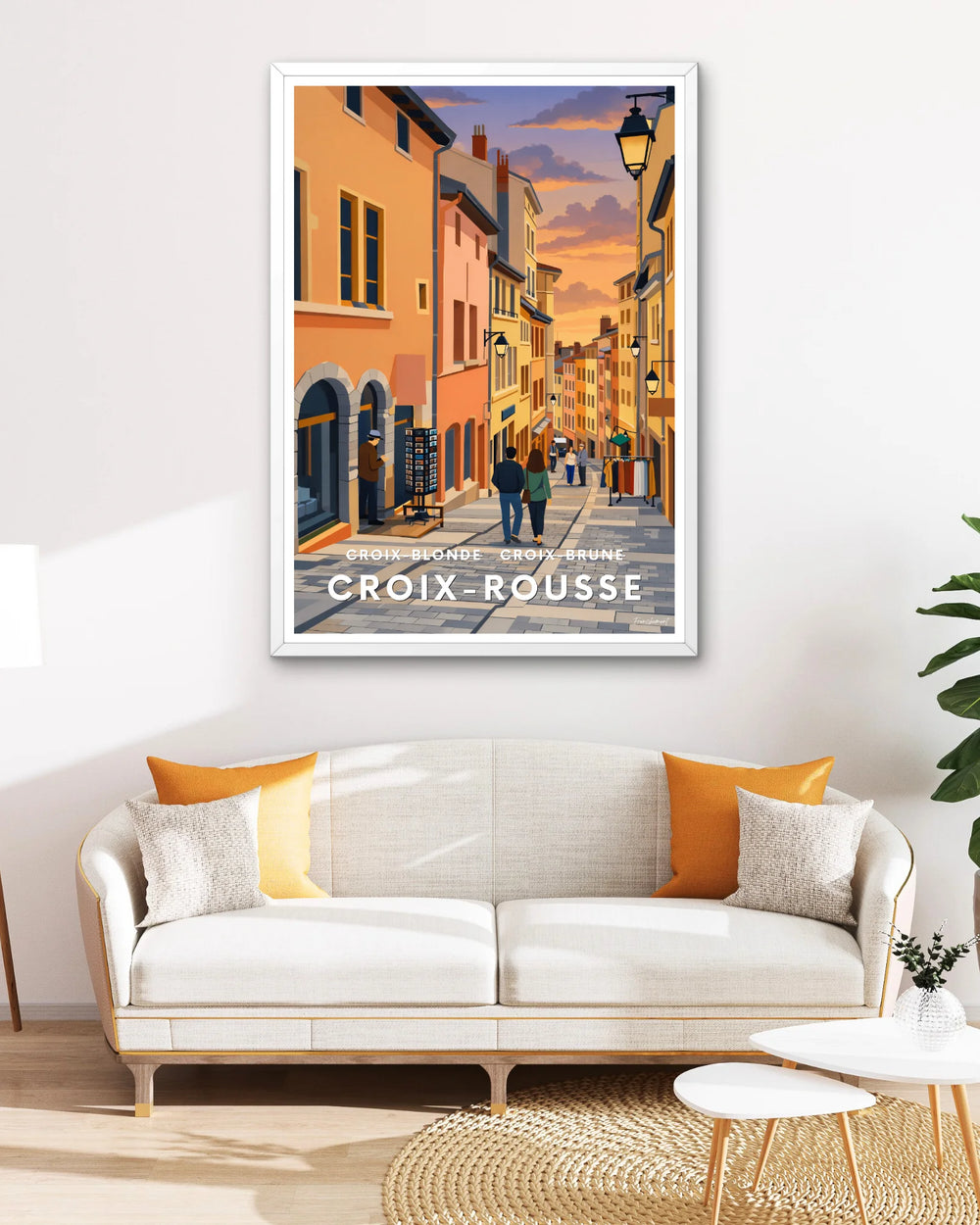 Affiche Lyon - Croix-Rousse
