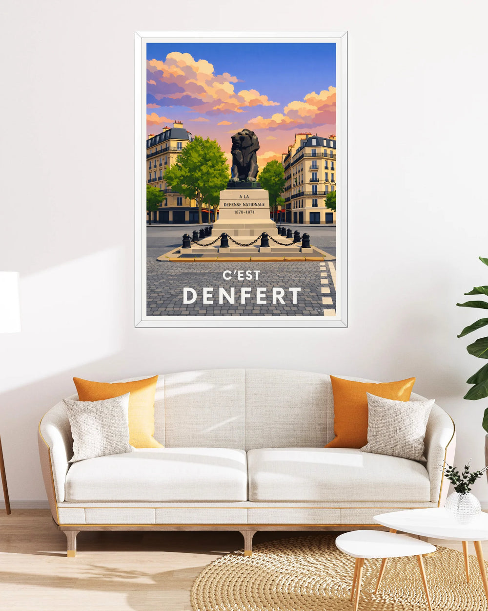 Affiche Paris - C'est Denfert