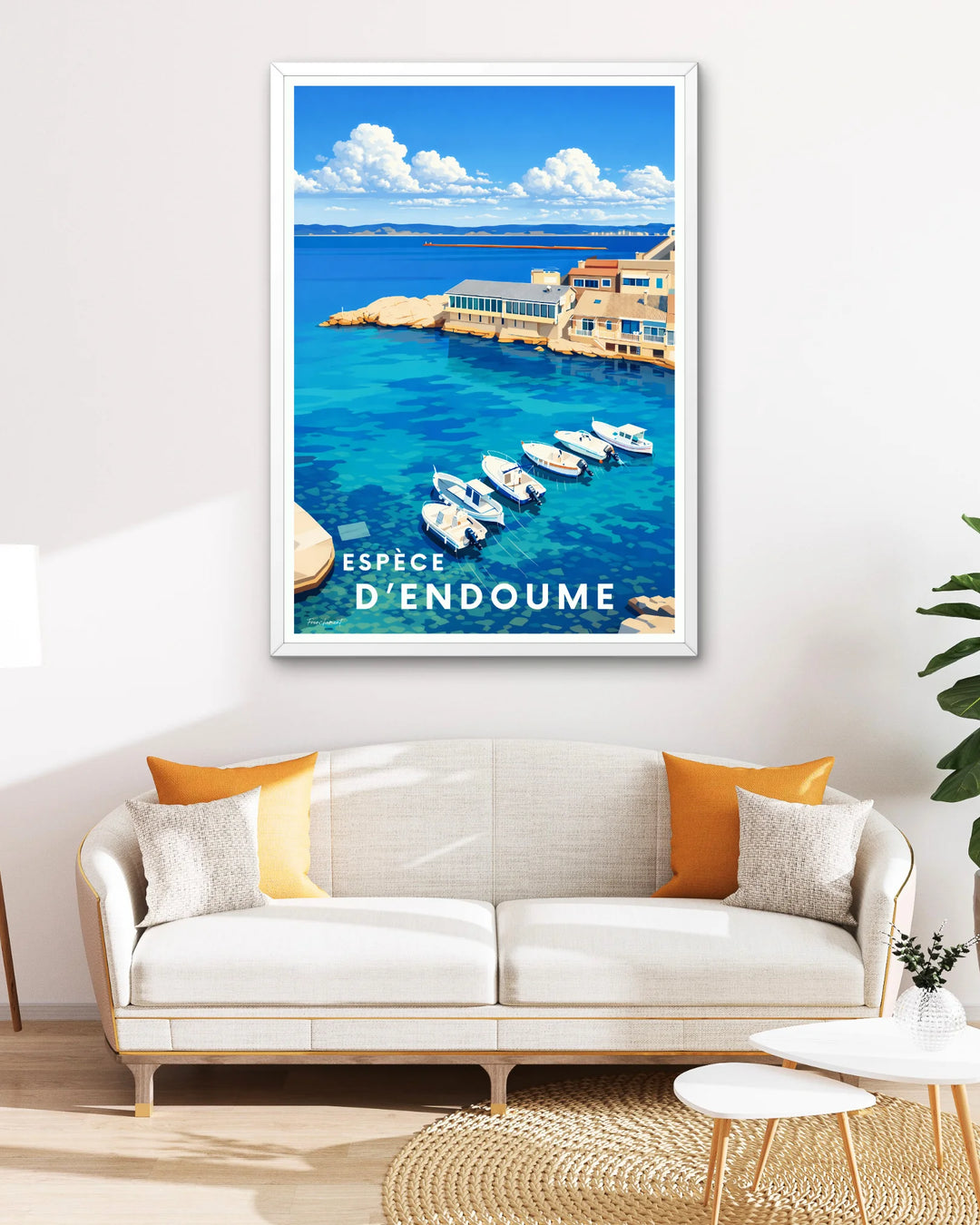 Affiche Marseille - Espèce d'Endoume