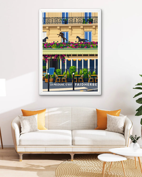 Affiche Paris - La pelouse, c'est Faidherbe