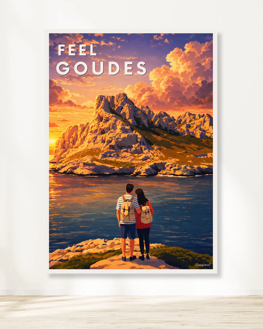 Affiche Marseille - Feel Goudes