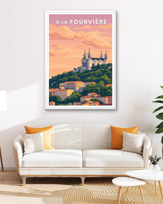 Affiche Lyon - À la Fourvière