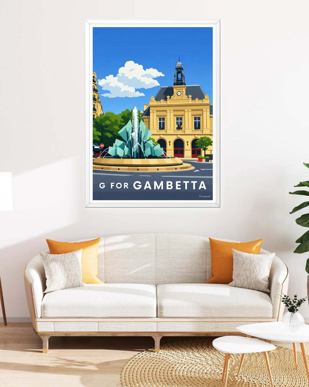 Affiche Paris - G for Gambetta