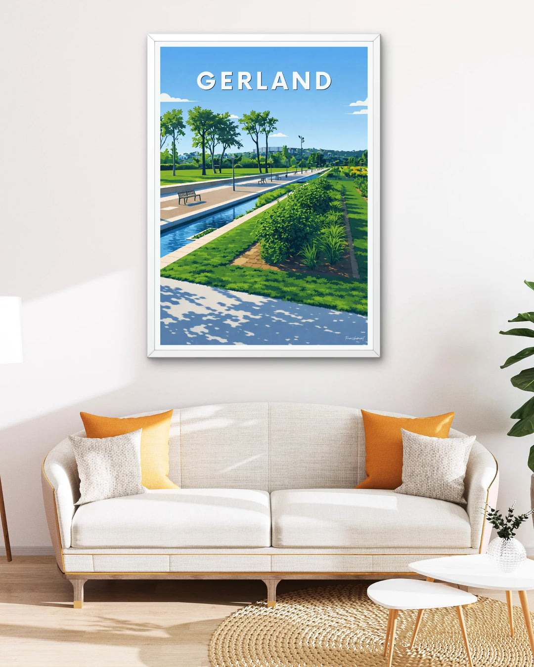 Affiche Lyon - Gerland