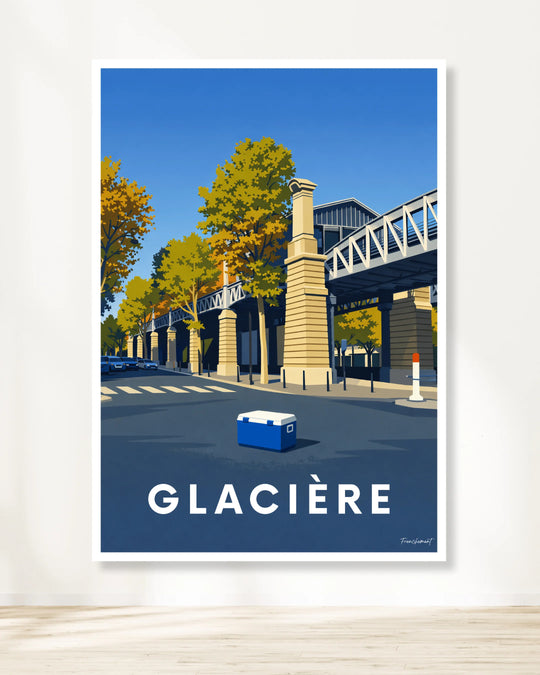 Affiche Paris - Glacière