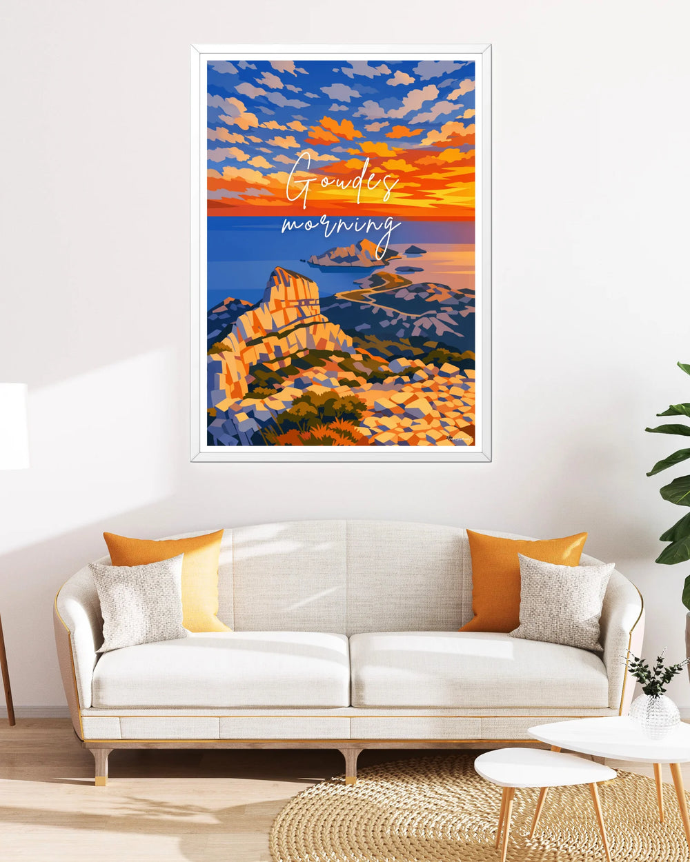 Affiche Marseille - Goudes morning
