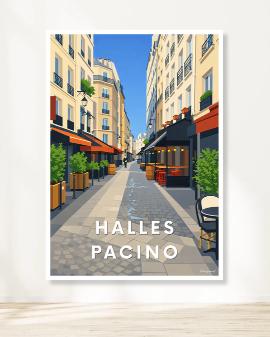 Affiche Paris - Halles Pacino