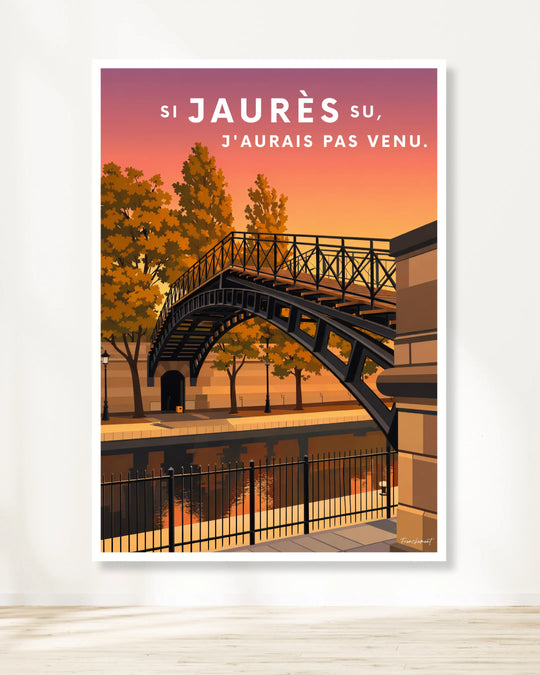 Affiche Paris - Jaurès
