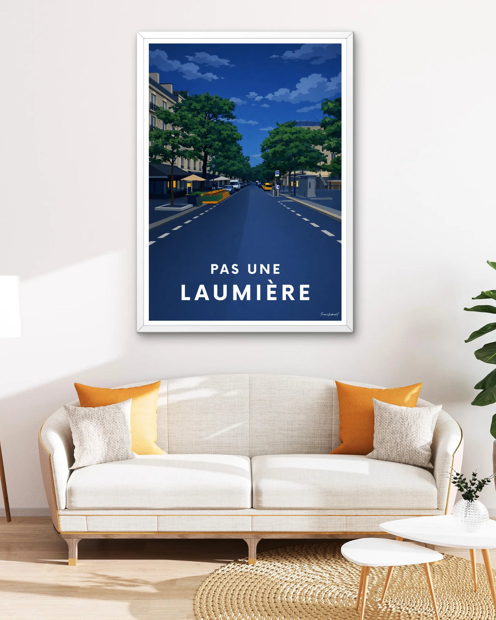 Affiche Paris - Pas une Laumière