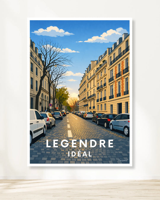 Affiche Paris - Legendre idéal