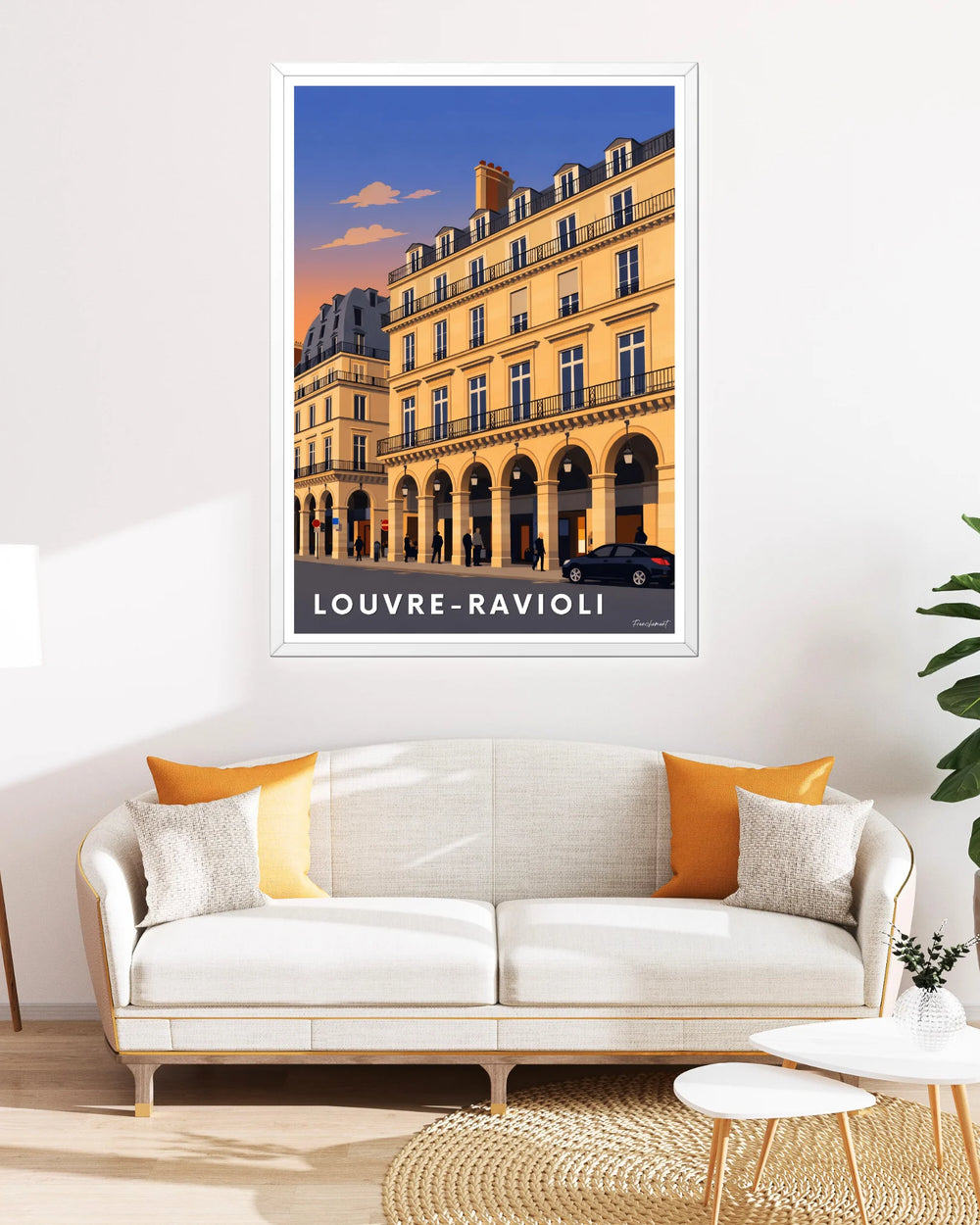 Affiche Paris - Louvre-Ravioli