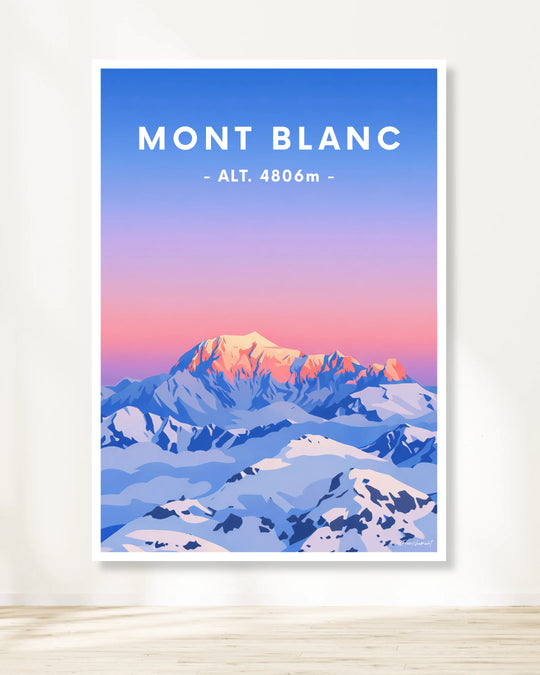 Affiche Mont Blanc