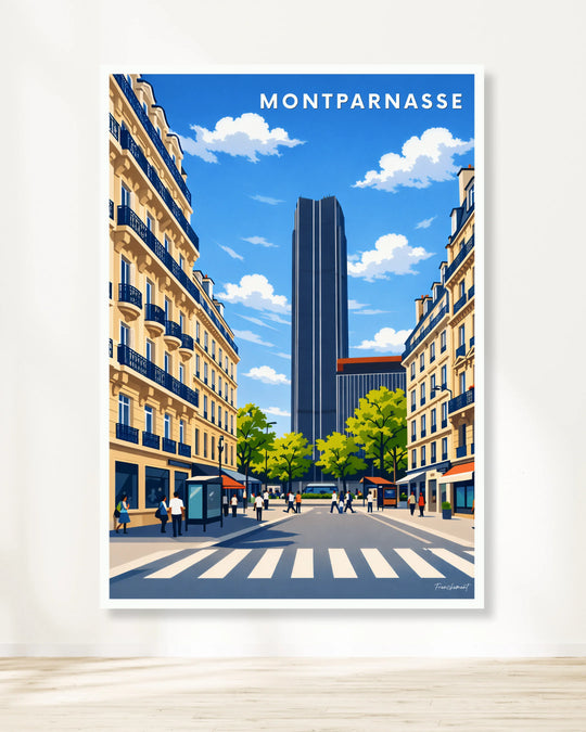 Affiche Paris - Montparnasse