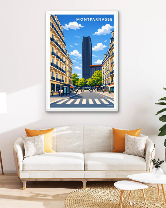 Affiche Paris - Montparnasse