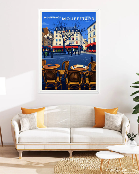 Affiche Paris - Mouffetard