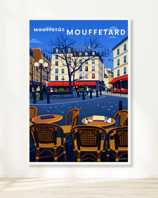 Affiche Paris - Mouffetard