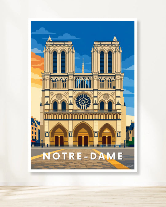 Affiche Paris - Notre-Dame
