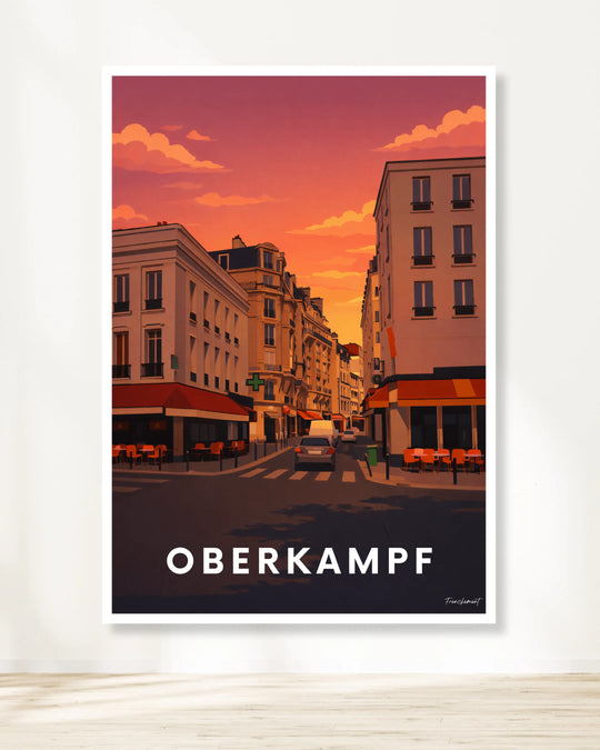 Affiche Paris - Oberkampf