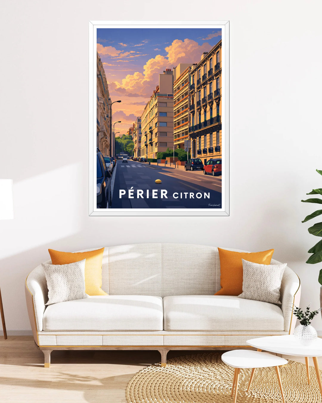 Affiche Marseille - Périer citron