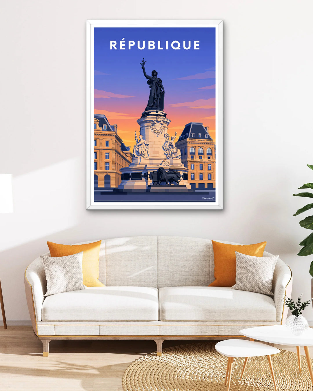 Affiche Paris - République