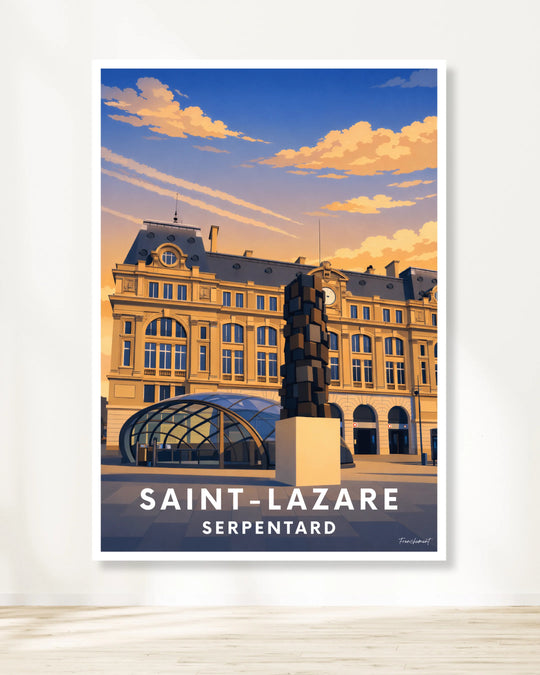 Affiche Paris - Saint-Lazare Serpentard