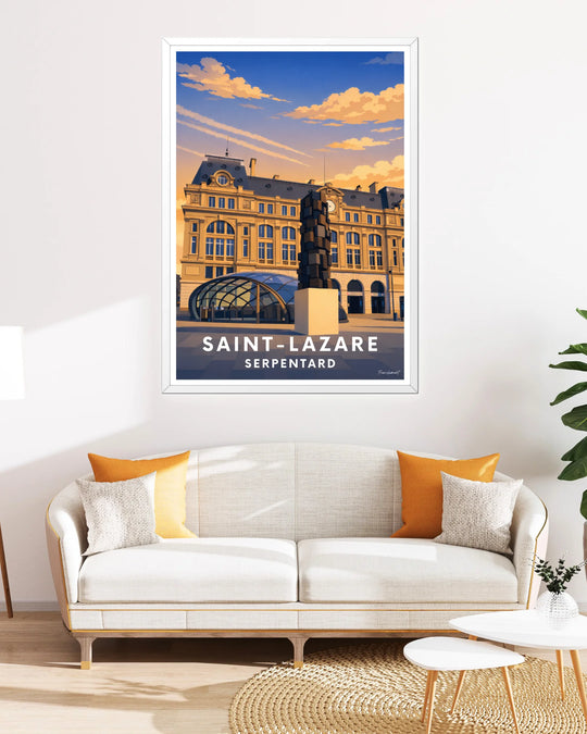 Affiche Paris - Saint-Lazare Serpentard