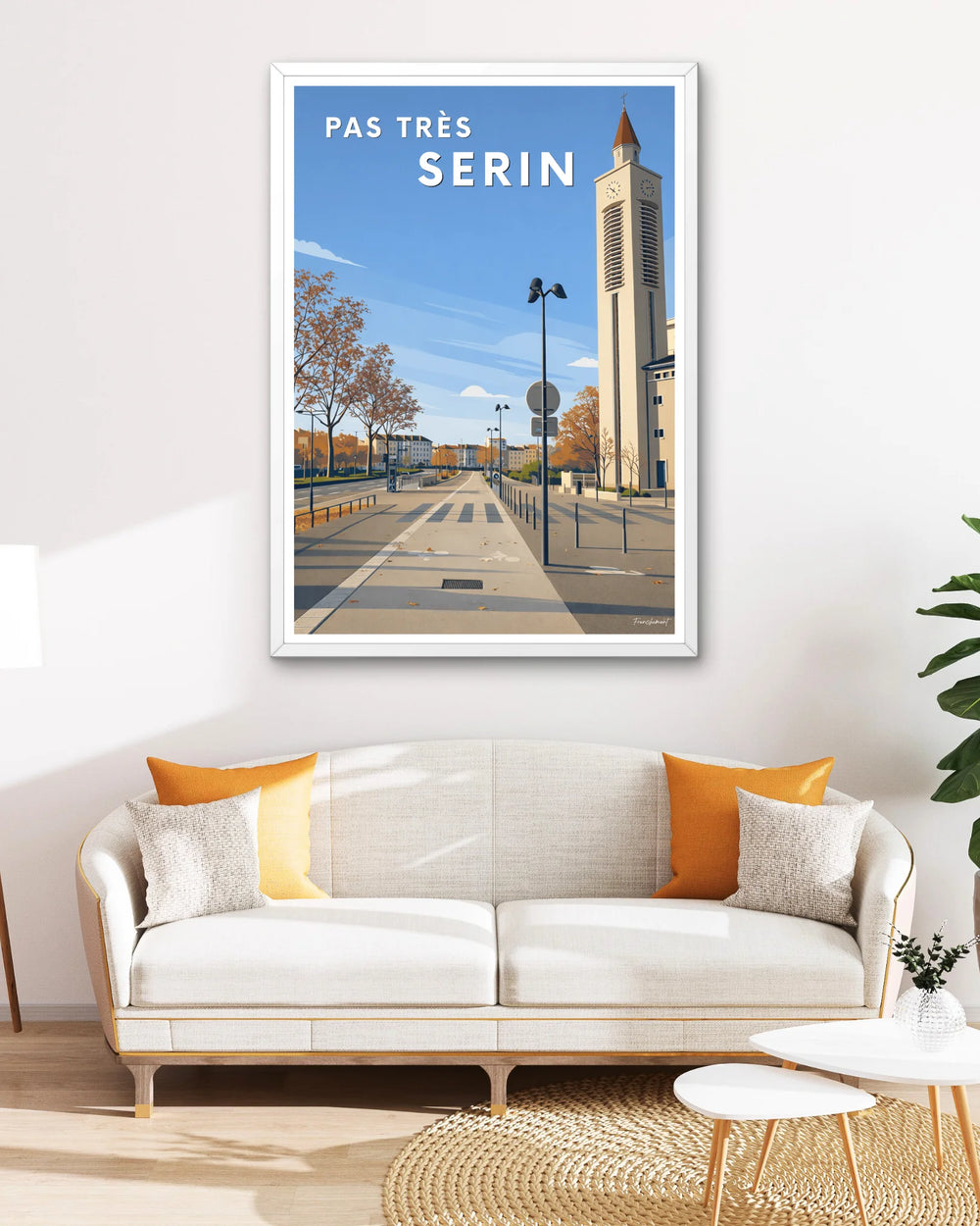 Affiche Lyon - Pas très Serin