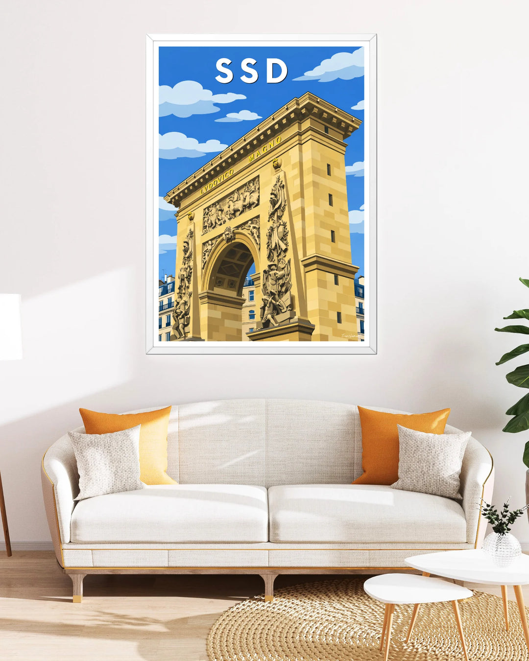 Affiche Paris - Strasbourg - Saint-Denis